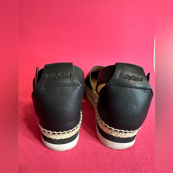SEE BY CHLOÉ BLACK GLYN ESPADRILLES - Picture 6 of 9